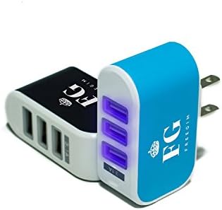 USB Wall Charger - Universal travel Adapter - Fast charging for iPhone, iPad, Samsung, HTC, LG, iPod, Macbook, Nokia and more Device – FREEGIM (black)