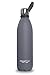 AquaFlask Insulated Double Wall Stainless Steel Water Bottle with Handle (Matte Grey, 27-Ounce)