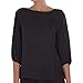 Humble Chic Bow Back Blouse for Women - Long Sleeve Chiffon Top Backless Tunic Shirt, Made in USA (Medium, Black)