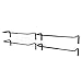 brightmaison BGT Sofia Clothes Rack Set of 4, Hanging Closet Organizer Adjustable & Wall Mount Clothes Rail Laundry Organizer Steel, Black
