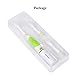Children Sonic Electric Toothbrush LED Light Kids Sonic Toothbrush Smart Reminder Baby Toothbrush 618 Toddler Toothbrush with Extra 2 Replaceable Brush Heads for 2-10 Kid (Light Green)