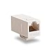 VCE CAT5e RJ45 Keystone Coupler Insert of 5 Pack, CAT5 Inline Coupler Female to Female UTP CAT5E Coupler Keystone - White