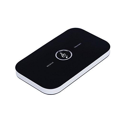 Businda Bluetooth Transmitter V4.1 Receiver,Portable Bluetooth Audio Transmitter Receiver V4.1 with 3.5mm Stereo for Headphone Speaker TV Stereos MP3 MP4
