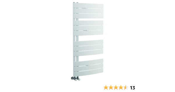 Radiador Toallero Curvo - Blanco - 1080mm x 550mm x 115mm ...