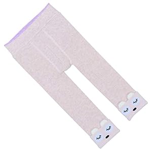 PRETYZOOM Kinderen Winter Fleece Gevoerde Warme Leggings Broek Baby Peuter Dikke Katoen Gebreide Stretchy Panty’s Leuke…