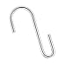 Roontin 30PC S Hooks Silver, Heavy Duty Hangers, Metal Iron Hanger S Hooks 30 Pack White - for Hanging Pots and Pans, Coffee Mugs, Utensils, Clothes, Jeans, Towels in Kitchen and Closet Shelf