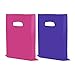 Houseables Plastic Merchandise Goodie Bags, Retail Clothes Shopping Bag, 12
