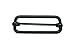 Generic Metal Black Rectangle Buckle 2