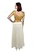 Sari Petticoat Stitched Indian Saree Petticoat Adjustable Waist Sari Skirt (Natural)