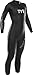 TYR Women's Hurricane Wetsuit Category 1, Black/White, Small/Medium