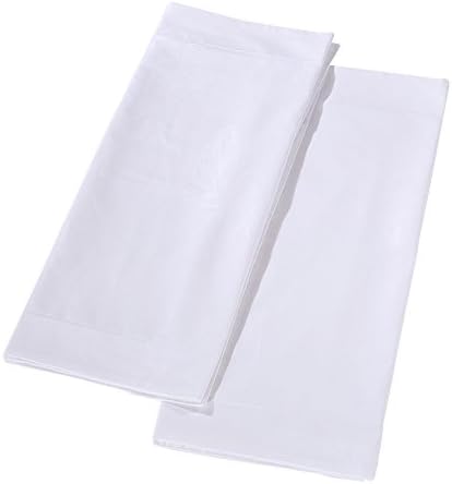 Tumei Hotel Luxury 1000 Thread Count 100% Egyptian Cotton Pillowcase, Soft, durable and Fade Resistant, King, White