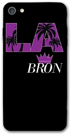 iPhone 7 Case. La Bron King Shock Absorption PC Soft Material Raised Edge Ultra-Thin Cover Case Drop Protection Phone Case for iPhone 7/8