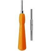 Gamebit Screwdriver, Rojuna 4.5mm 3.8mm Double-End Bit Security Gamebit Screwdriver Kit for Opening NES SNES N64 Gamecube,etc