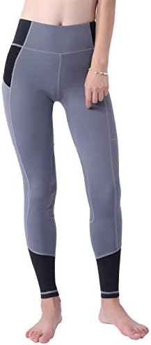 OKAY SPORTS Women's Breathable Horse Riding Tights Knee Patch Grip Equestrian Pants Schooling Riding Breeches