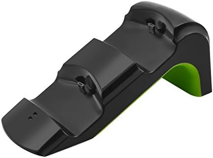 AZFUNN Dual USB Charging Docking Station Stand, Storage Base Stand for PS4 Gaming Controller