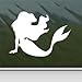 CMI354 Disney Decal Little Mermaid Ariel Window Sticker | White Vinyl Decal