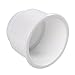 Amarine Made 3Pcs Recessed Drop in Plastic Can and Drink Holder with Drain for Boat, Car and Marine, White