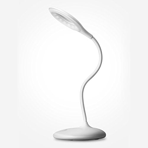 imimon LED Desk Lamp Touch Control and 3 Dimming Levels (Eye-Care) , desk light with USB port for Home/Office /College,best table light for reading/working/ Bedtime (White)