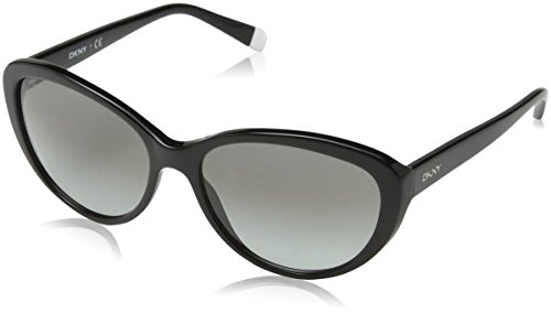 DKNY 0DY4084 300111 Cat Eye Sunglasses,Black,57 mm