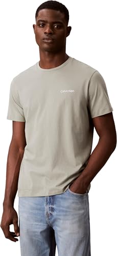SS Micro Logo Crewneck Tee Lv04lc255g Magliette, Beige (Shadow), M Uomo