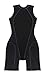 GWINNER Women's Daniela Chlorine Resistant One Piece Unitard Pro Athletic Swimsuit - 3XL - black