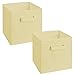 ClosetMaid 3877 Cubeicals Fabric Drawers, Natural, 2-Pack