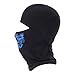 Cold Weather Ski Face Mask for Men Thermal Fleece Balaclava Hood for Skiing Blue