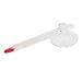 Fashion Life Aquarium Fish Tank Submersible Glass Thermometer Suction Hydrometer Waterproof Clear Durable