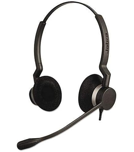 Amazon.com: Jabra Biz 2300 QD Duo Binaural Head-Band Black Headset