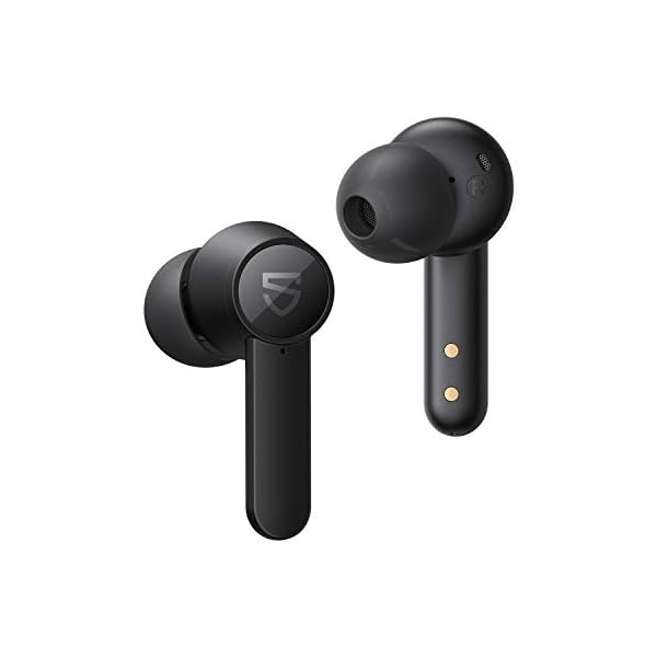 SOUNDPEATS-Q-True-Wireless-Earphones-Bluetooth-50-Wireless-Earbuds-in-Ear-Wireless-Charging-Headphones-with-4-Mic-10mm-Driver-Touch-Control-7Hrs-Playtime-USB-C-Black SoundPEATS Q True Wireless Earbuds Bluetooth 5.0 Headphones with Wireless Charging Case in-Ear Stereo Earphones with 4…