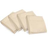 Zen Bamboo Ultra Soft Pillow Case (4 Pack) - Premium, Eco-friendly, Hypoallergenic, and Wrinkle Resistant Bamboo Derived from Rayon and Microfiber Blend - King - Cream