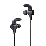 Wireless Earbuds, AUKEY Bluetooth Headphones with Enhanced Bass, Sweat-Resistant, 8-Hour Battery Life, Built-in Mic, Secure Fit Sports Earphones for Gym, Running and Workout