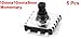 uxcell 5 Pcs 10x10x9mm 6 Pin 5 Way Momentary Square Surface Mounted Devices SMT Tactile Tact Switch
