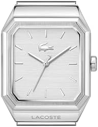 Reloj con Movimiento de Cuarzo de Tres Manecillas para Hombre Colección René con Correa de Acero Inoxidable