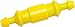 Blue Sea Systems 5060 Crimpable In-Line AGC/MDL Fuse Holder , Yellow