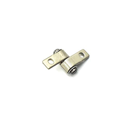 Cyful 360 Degree Rotation Torque Type Friction Positioning Hinge Silver without Screws - (2 Pcs)