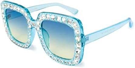 Amazon.com: IKANOO Oversized Crystal Sunglasses for Women  display picture 1