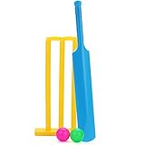FunPa Kid Cricket Set, Backyard Cricket Creative Sports Game Set Ball Game Set for Backyard Beach Child