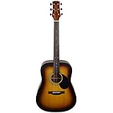 Jasmine 6 String Acoustic Guitar, Right, Matte Sunburst, (S35-SB)