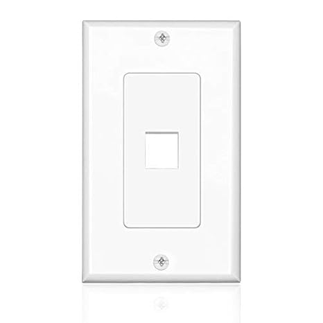 Tnp Keystone Wall Plate 10 Pack 3 Port Keystone Insert Jack