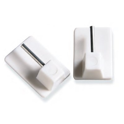 Speedy Network Stick on Hooks, White, 2 Pack