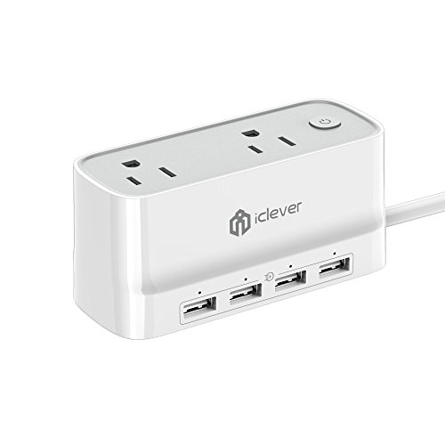 Iclever booststrip ic-bs01 4320 joules surge protector,…