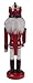 Clever Creations White King 10 Inch Traditional Wooden Nutcracker, Festive Christmas Décor for Shelves and Tables