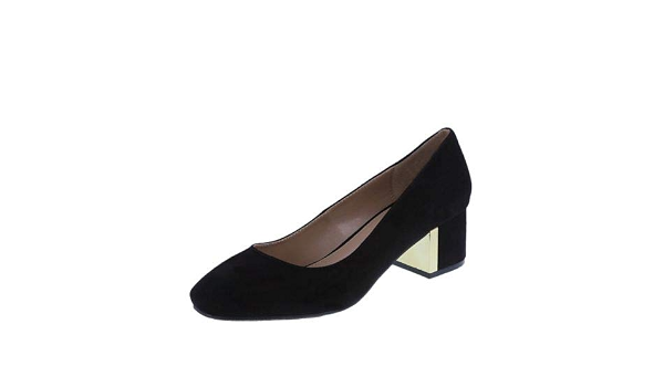 Fioni Women's Krue Black Low Block Heel 