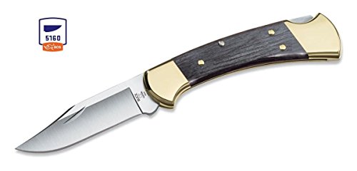 Buck knives 112 charcoal 5160 bos carbon steel folding knife excl…