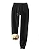 Yeokou Women's Warm Sherpa Lined Athletic Sweatpants Jogger Fleece Pants