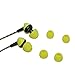 Earphones,Stereo Bass Headphones Music In-Ear Earbuds Headset with Microphone for iPhone iPad Laptop Tablet Android Smartphones (Peak Green)