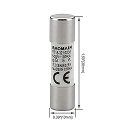 Baomain Cylindrical Fuse Holder RT18-32(X) 10mm X