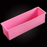 Urparcel New 1.2L Rectangle Loaf Toast Bread Pastry Cake Soap Silicone Mold Pan Mould Tin