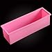Urparcel New 1.2L Rectangle Loaf Toast Bread Pastry Cake Soap Silicone Mold Pan Mould Tin